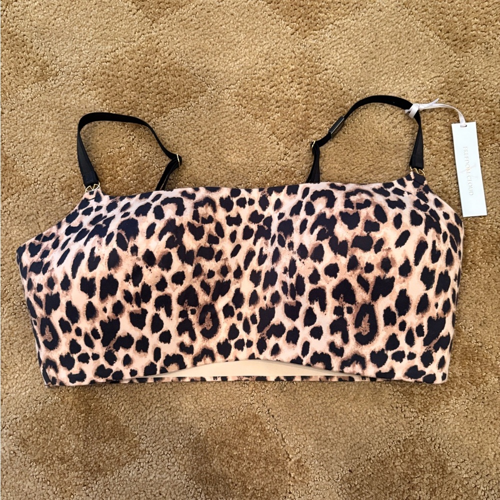 Leopard Print Women's Bra